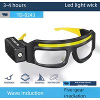 AliExpress NONE Hands-Free Glasses Headlamp Ultra Rechargeable LED Flashlight 90° Rotatable Outdoor Work Light for Cycling Fishing Repair