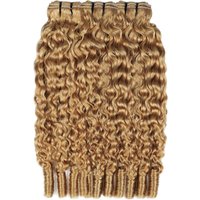 Phashion Burmese Curly 1/3 Bundles #27 Color Wavy Raw Virgin Hair Weave Extensions Bouncy Curly 100% Human Hair For Women Deals image 3