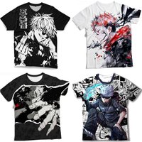 Adult and Children's Jujutsu Kaisen Multi-3D Print Visually Striking T-shirts, Strongest Sorcerer Collection, Shorts Friends
