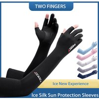 Manchons de bras solaires UV pour hommes, gants de cyclisme, manches longues, couverture de bras de conduite, été femme, Cool, Protection solaire pour motocycliste