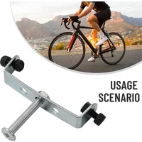 Bicycle Conversion Bracket Bike Rack Seatpost Adapter Silver-Bicycle Rear Pannie Rear Shelf Convert Cycling Parts 70x15x16mm