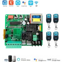 220V-230V AC Tuya Wifi mobile Control Sliding Gate Opener Motor Controller Circuit Card Mother Board 433mhz Remote Control