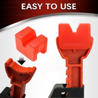 2x Upgraded Car Lift Jack Stand Pads Floor Jack Pad Frame Rail Adapter Lifting Universal Repair Tools Jack Protect Pads Adapters