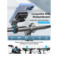 AliExpress NONE Magnetic Bike & Motorcycle Phone Mount – Stem Holder for Mountain Bicycle, Universal Fit for All Smartphones
