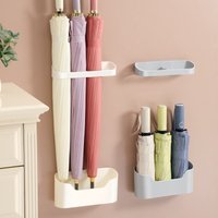 1pc Plastic Umbrella Stand Wall Mounted Home Storage Easy To Access Neat and Attractive Storage