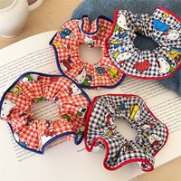 Korean-style Checkered Belt Hairband Sweet Hair Accessorygirl Hair Accessories Y2k Accessories Hello Kitty Hair Bands
