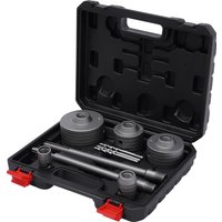 30-100mm Wandlochsäge-Bohrer-Set 9-teilig Kernbohrer-Kit für Beton Zement Ziegelwand SDS-Plus/Max Schaft