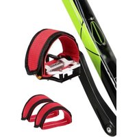 AliExpress 1Pair Nylon Bicycle Pedal Straps Toe Clip Foot Strap Belt Adhesive Bicycle Pedals Fixed Gear Road Bike Parts MTB Accessories