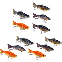 Sinking Wobblers Fishing Lures 10cm 16g Multi Jointed Swimbait Lifelike Artificial Bait Crankbait for Pike Bass Trout