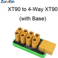 ZuruKin RC Power Distribution Board XT90/XT60/XT30 1-to-4 High-Current Splitter for Robots Cars Boats DIY FPV Drone
