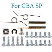 1set Replacement Full Set Screw For GBA SP L R Buttons Springs Battery Cover Screw Housing Shell Screw Kit