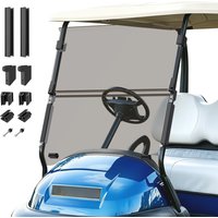 Golf Cart Clear/Tinted Windshield For Club Car Precedent Tempo Onward 2004-UP PC Fold Down Windshield Non-Friable #102525101