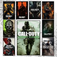 Beliebtes Call of Duty Poster, Wandkunst, HD, Wasserfest, PP-Druck, Schlafzimmer, Wohnzimmer, Büro, Dekoration, Geschenk