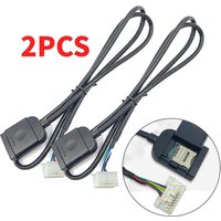 2PCS Sim Card Slot Adapter For Android Radio Multimedia Gps 4G Card Slot Cable For Telephone Cable Android Large Screen Part