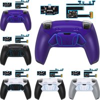 eXtremeRate RISE4 Plus MAX Remappable Back Buttons Kit w/ Clicky Trigger Stops & Rubberized Grip for ps5 Controller BDM-010 020