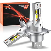 1PC/2PCS Canbus Car Headlight H4 9003 HB2 LED H7 H1 20000LM 6500K Car Styling Auto Headlamp Fog Light Bulbs Hi/Lo Beam Fanless