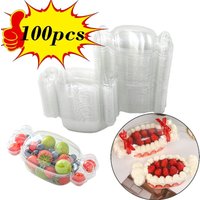 100pcs Candy-Shaped Cake Boxes for Fruit Salads Tiramisu and More Ideal for Parties Weddings Birthday Supplies Festive Packaging