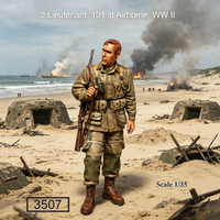 1/35 resin soldier model GK - American Airborne Division - unassembled and unpainted DIY kit - 1282R