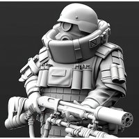 robot, Resin Model figure, GK, Science Fiction Theme, Mutant Hunter Executor, 1/24 , Unassembled and unpainted kit