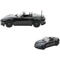 GCD X Enchery 1:64 MX-5 RF Roadster 2024 Black Alloy Car Model for Collection & Display & Gift