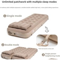 SHANYUE Inflatable Mattress Bed Automatic Camping Sleeping Mat Outdoor Tent Folding Single Double Household Air Mattress