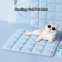 Summer Cooling Pet Ice Pad Cool Sleep Mat for Dogs Cats Breathable Chill Cushion Cat Mat Dog Cooling Bed Kennel for Hot Weather