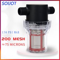 304 Edelstahl Filtersieb 200 Mesh Vorfilter Wasserpumpenfilter 1/2 Zoll 3/4 Zoll 1 Zoll Außengewinde Filter