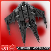728Pcs Scythe Inquisitor Transport Knights Of Ren Edition Building Blocks Model Assembly Educational Toy Creative Display Gift