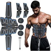 EMS Abdominal Muscle Trainer Portable Massager Electronic Training Belt Exercise Fitness Equipment Toning Arm Back Body Massager