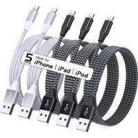 5Packs USB To Lighting Cable For iPhone14 13 12 11 Pro Max X XS XR 12W Fast Charging Cable Data Wire Cord USB C Cable For iPhone
