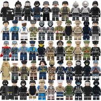 Popular building blocks, dolls, special police anti-terrorism cheetah commandos, humanoid dolls, assembled toys, birthday gifts.
