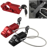 Moto Safety Locks Helmet Lock Motorcycle Handlebar Lock Fit Grip Street Security Scooter Atv Dirt Bikes Auto Theft Protection