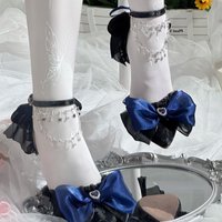 Blue Heels Black Lolita Heels Vintage Heels Y2K Wedding Women Shoes Gothic Shoes Goth Heart Shoes Y2K Designer Heels Luxury 40