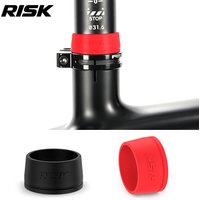 RISK Bicycle Seat Post Rubber Ring Dust Cover Cycling Silicone Waterproof Mountain Bike Seatpost Protective Ring