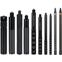 Invisible selfie stick for GoPro 13, 12, 11, 10, 9, 8, Insta360 X5, X4, X3, X3, X2, 1/4" action camera accessories