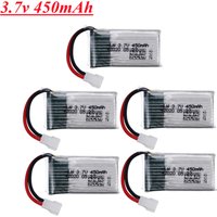3.7V 450mah 802035 Lipo Battery For H107 H31 KY101 E33C E33 U816A V252 H6C 25C RC Quadcopter Drone Battery Spare Parts 3.7 volt