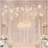 Blessed Neon Sign, LED Neon Light For Wall Art, Nice LED Neon Night Signs For Bedroom, Wall, Office Decor, Party, Gift