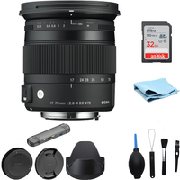 Sigma 17-70 Sigma 17-70mm f/2.8-4 DC Macro OS HSM Lens for Canon 1300D 650D 700D 750D 760D 800D T3i T5 T6 T6s T5i 60D