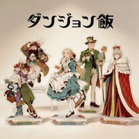 Anime Delicious in Dungeon 2026 New Full Set Kawaii Acrylic Stand Keychain Marcille Laios Falin Desktop Decor Merch