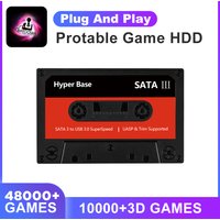 Batocera 35.linux 500G External HDD Game Hard Drive Disk Game Consoles 48000+Games For PSP/MAME/N64/DC/3DO/NES for PC/Laptop/Mac