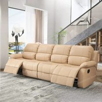 Manual / Electric Recliner Sofa Genuine Leather Couch for Livingroom Theater Seat Cinema Recliner Multifunctional Sofa