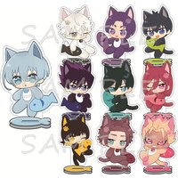 Blue Lock Cat Ear 10cm Acrylic Stand Figures Keychain Anime Collectible Merchandise Desktop Decor Display Ornament Fan Gift