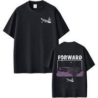 Forward Observations Group Skeleton T-shirt Men's Women Clothing Fashion Summer 100% Cotton Casual Oversized T Shirt Streetwear