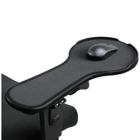Ergonomic Arm Rest Mouses Pad Black Chair Arm Rest Adjustable with anti drop mouse pad Mouses Extension Tray Installed on chair