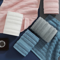 Small Pure Cotton Towel Square Face Towel Strong Water Absorption 35x35cm Useful Wipe Hands