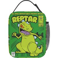 R-Rugrat Reptar Insulated Lunch Bags Portable Meal Container Cooler Bag Tote Lunch Box School Picnic Food Handbags