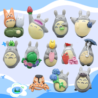 12pcs Anime Miyazaki Hayao Series @ - Totoro Figure Mini Statue Cute Toys Room Ornaments Pvc Figures Toy Kid Gifts Collecctibles