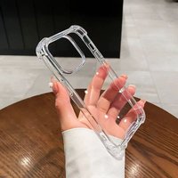 Four Corner Airbag Anti Fall Shockproof Clear Case For iPhone 17 16 15 14 13 12 11 Pro Max Mini 6 7 8 Plus SE For iPhone 17 Air