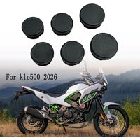 6PCS Chassis Plugs For kawasaki kle 500 2026 Motorcycle Frame Hole Cover Caps Plug Frame Cap KLE 500