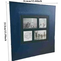 PU Leather 4x6 Photo Album Refillable 500 600 1000 Pages Large Capacity Premium Cover